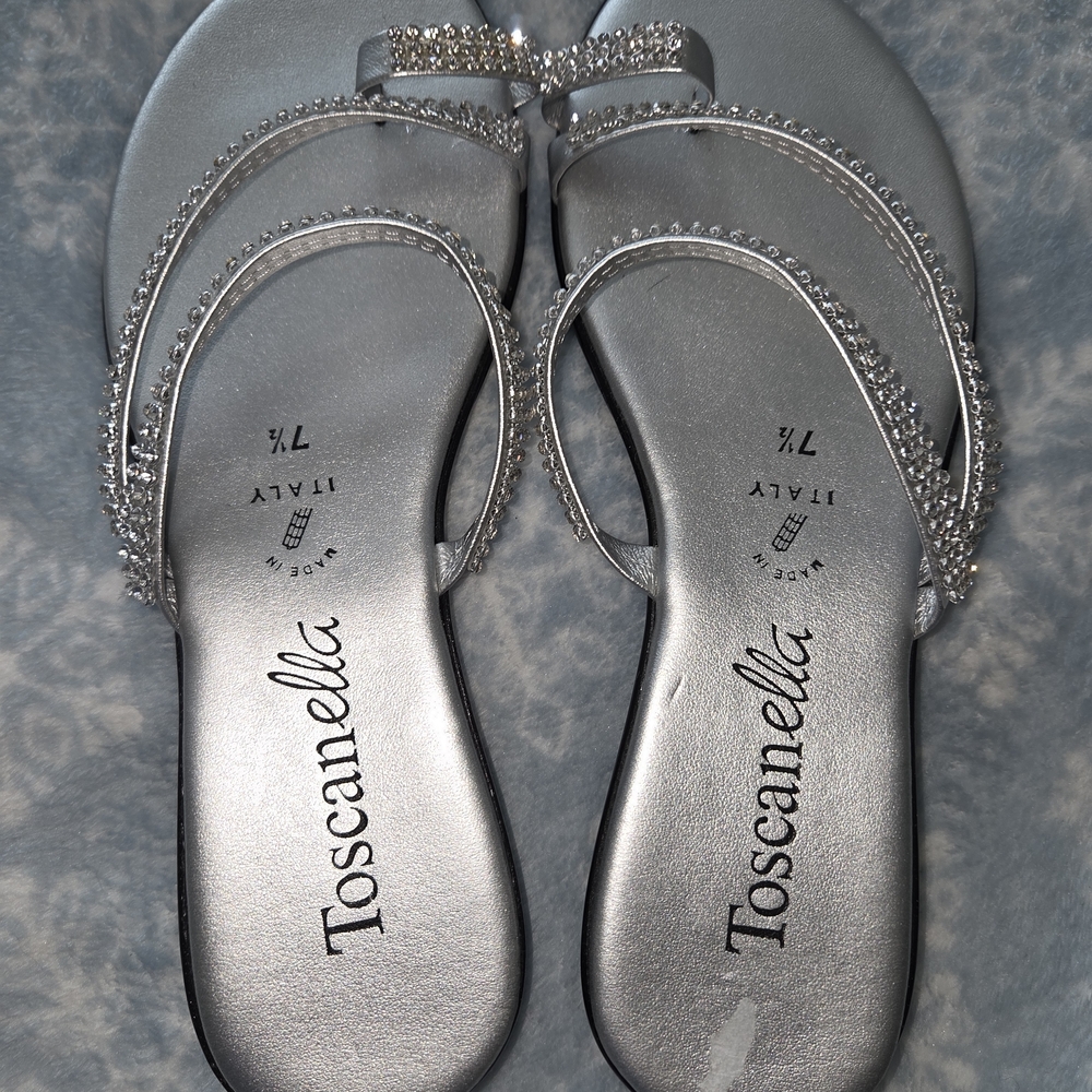 Toscanella Silver Women's Sandals